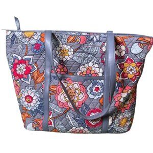 Vera Bradley Tropical Evening (2019) Zippered Tote Bag (Used)